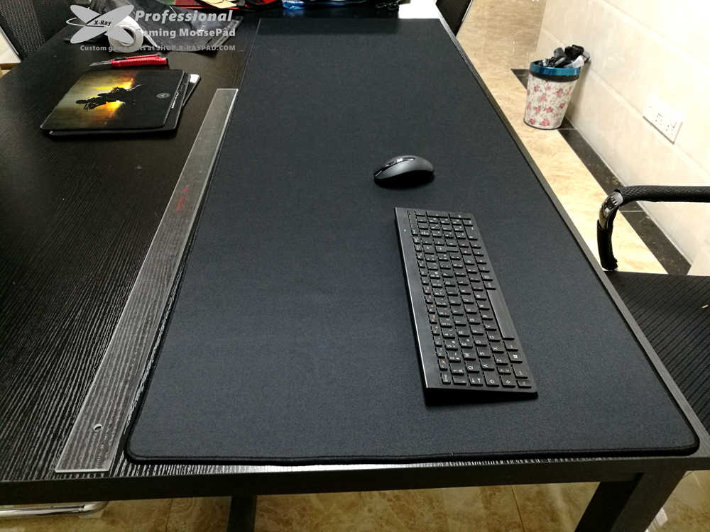Custom Giant Size Solid Black Mouse Pads X Raypad