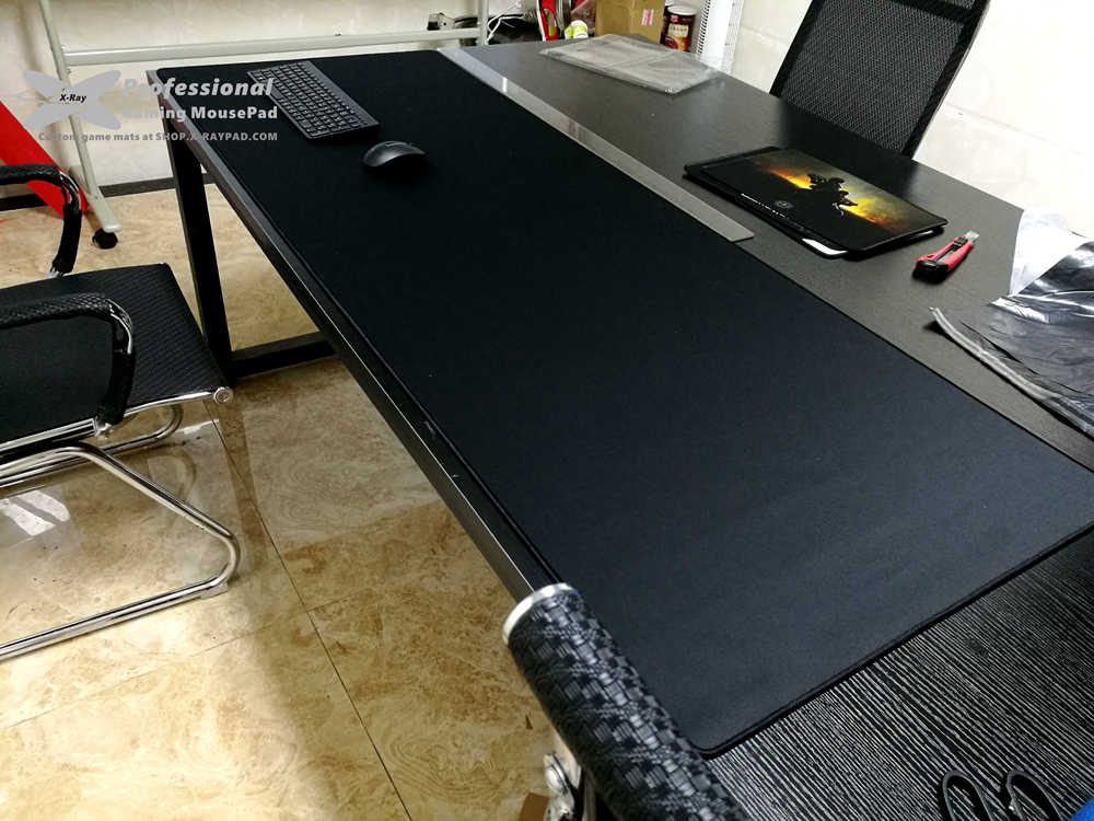 Custom Giant Size Solid Black Mouse Pads X Raypad