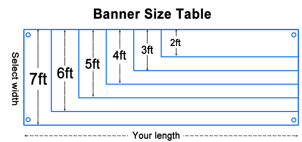 size 3 banner x 8 with sizes Custom X any 2 Gaming tall   raypad feet banners