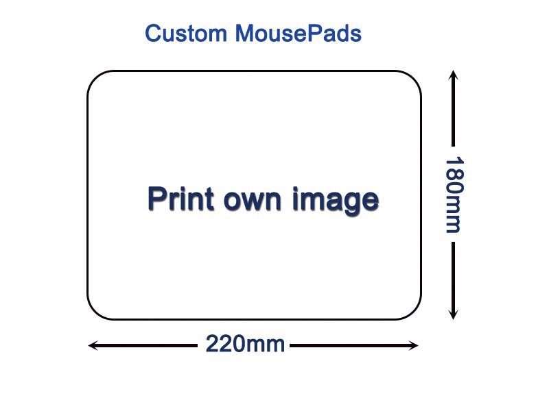 280x220 custom mouse pad