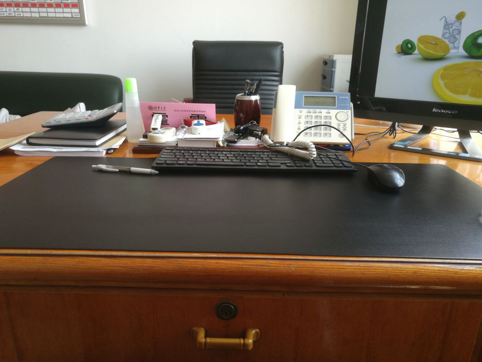 Custom Size Pu Leather Desk Mats X Raypad, Faux Leather Desk Accessories