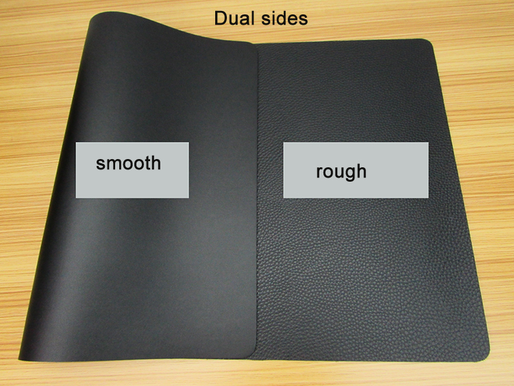 Desk Pad Custom Size Organizer Blotter · Black by Capra Leather