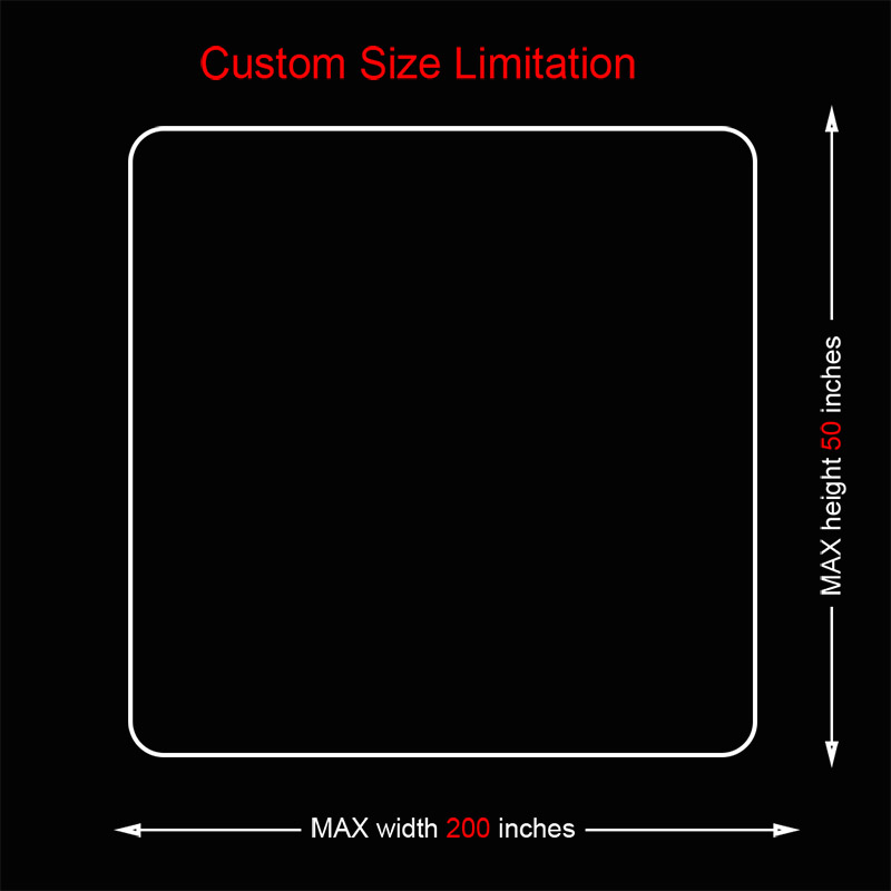 Customize irregular shaped mouse pad for desk or table – X-raypad