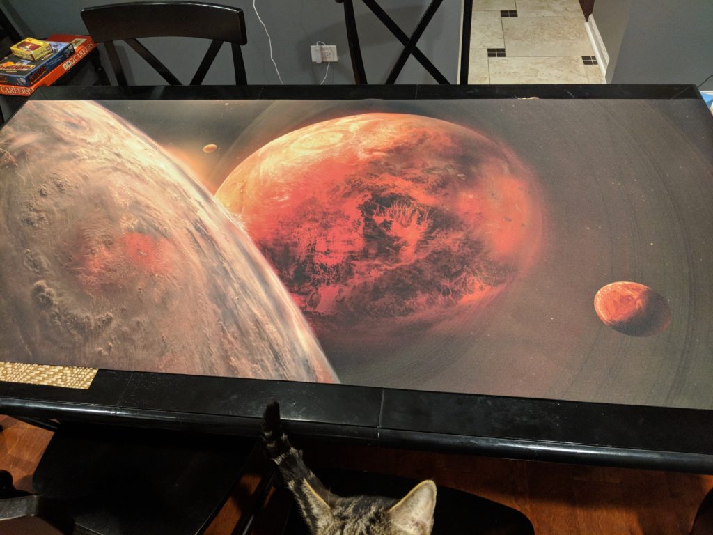 custom Mars playmat-boarg game-wargaming mat