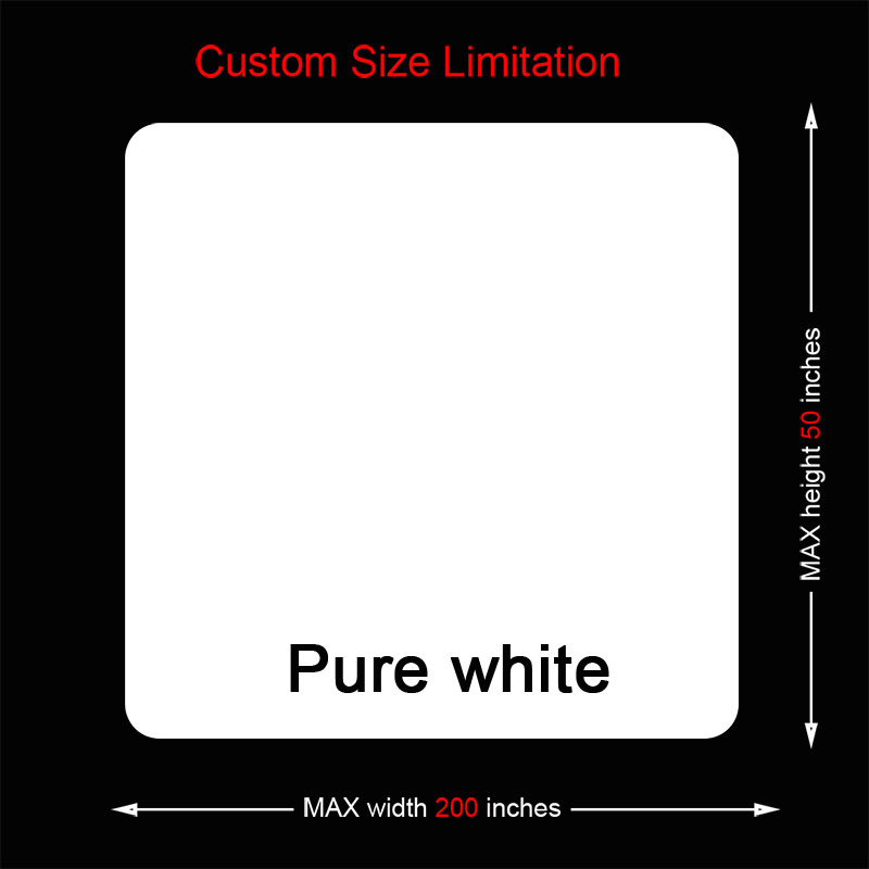 DIY All Black /White Mouse Pad Custom Mouse Mat XXL Rubber Computer Gaming  MousePad Locking Edge