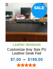 Custom Leather Desk Pad X Raypad