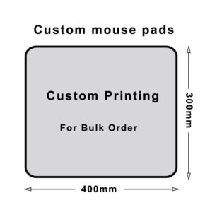 Custom mouse pads bulk 400x300mm