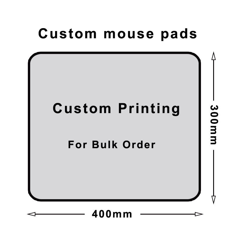 Custom mouse pads bulk 400x300mm