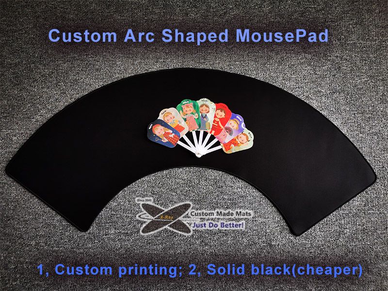 Customize Irregular Shaped Mouse Pad, Round Corner Desk Pad