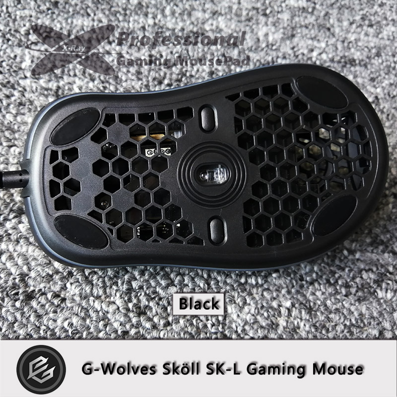 G-wolves Skoll black gaming mouse bottom