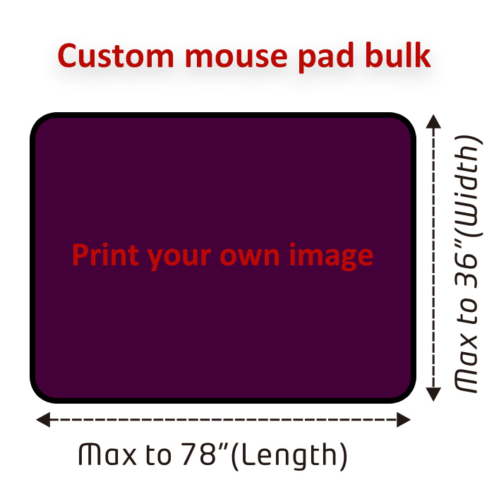 Comfortable Wholesale mouse pad sheet For Smooth Mouse Use 