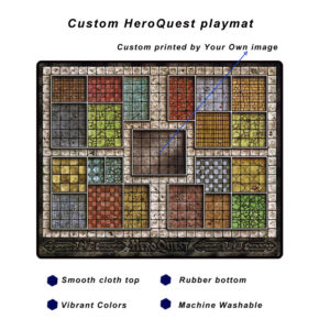 custom HeroQuest playmat proof