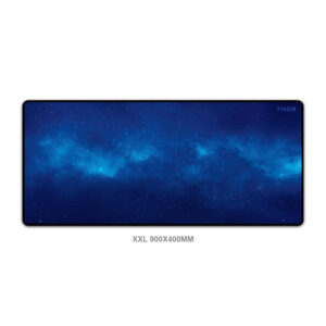 blue galaxy XXL thor mouse pad