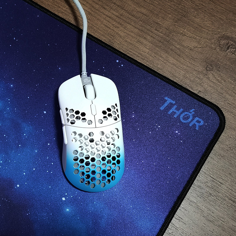 blue galaxy Thor mouse pad