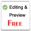 Editing & Preview Free