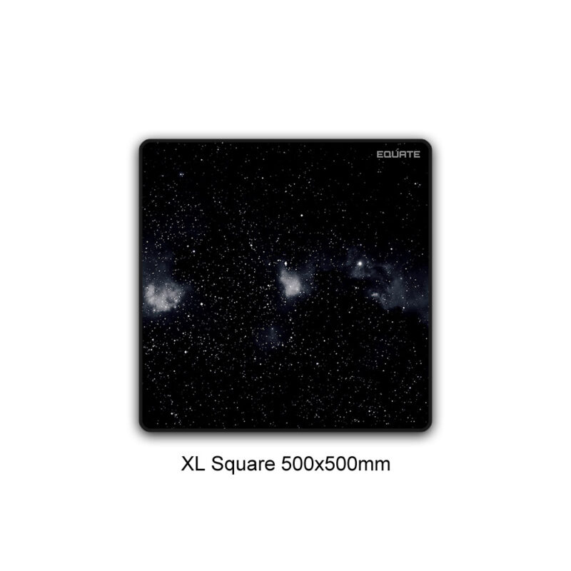 XL Square black galaxy Equate mouse pad