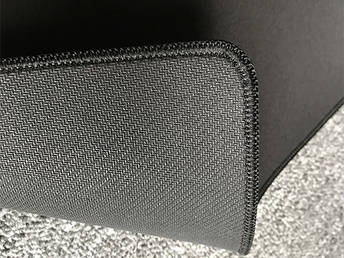 soft rubber material of deskpad