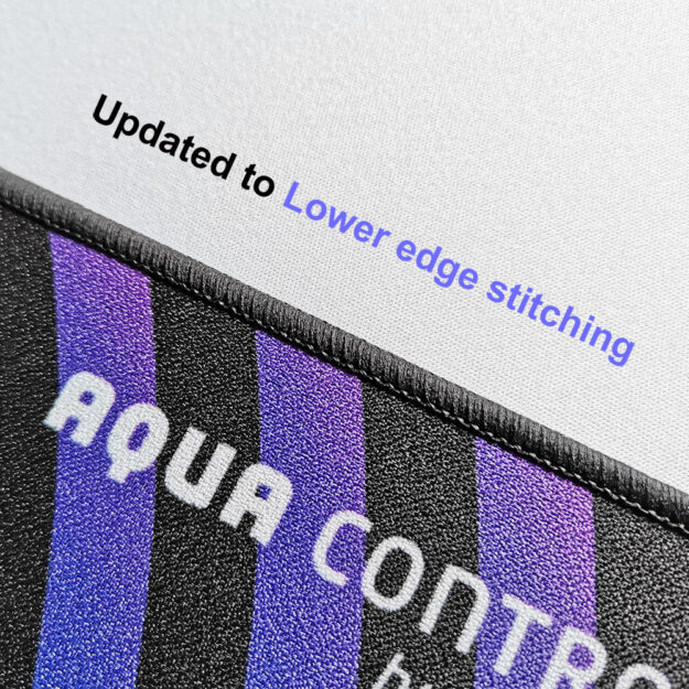 Custom Aqua control plus lower edge stitching