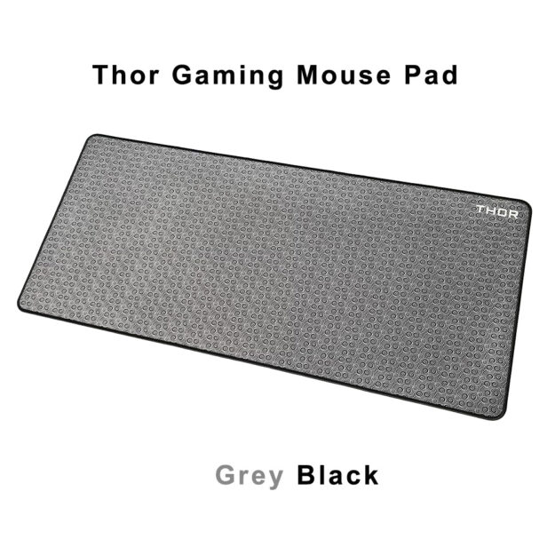 X-raypad Black Grey Thor Gaming MousePad