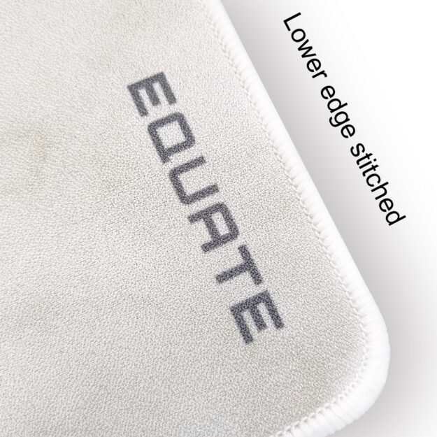lower edge stitched of equate mouse pad