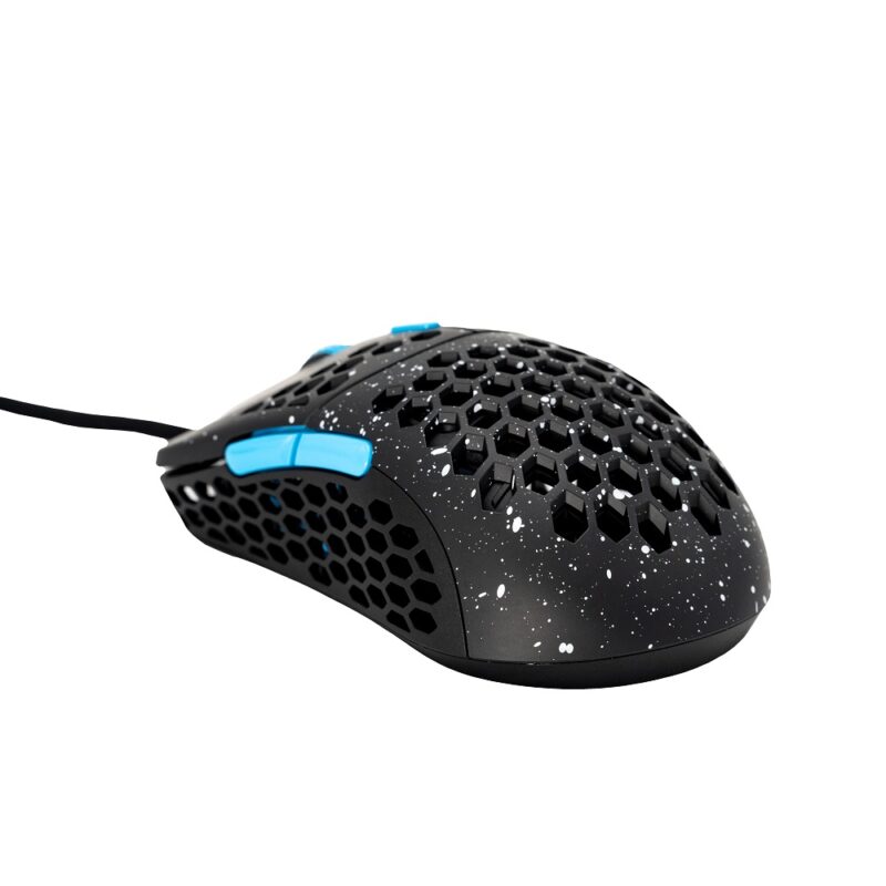 G-wolves HTS Black Stardust Gaming Mouse left back view