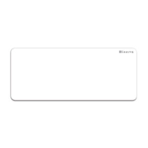 Minerva white gaming mouse pad