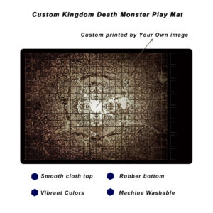 Custom printed Kingdom Death Monster Play Mat