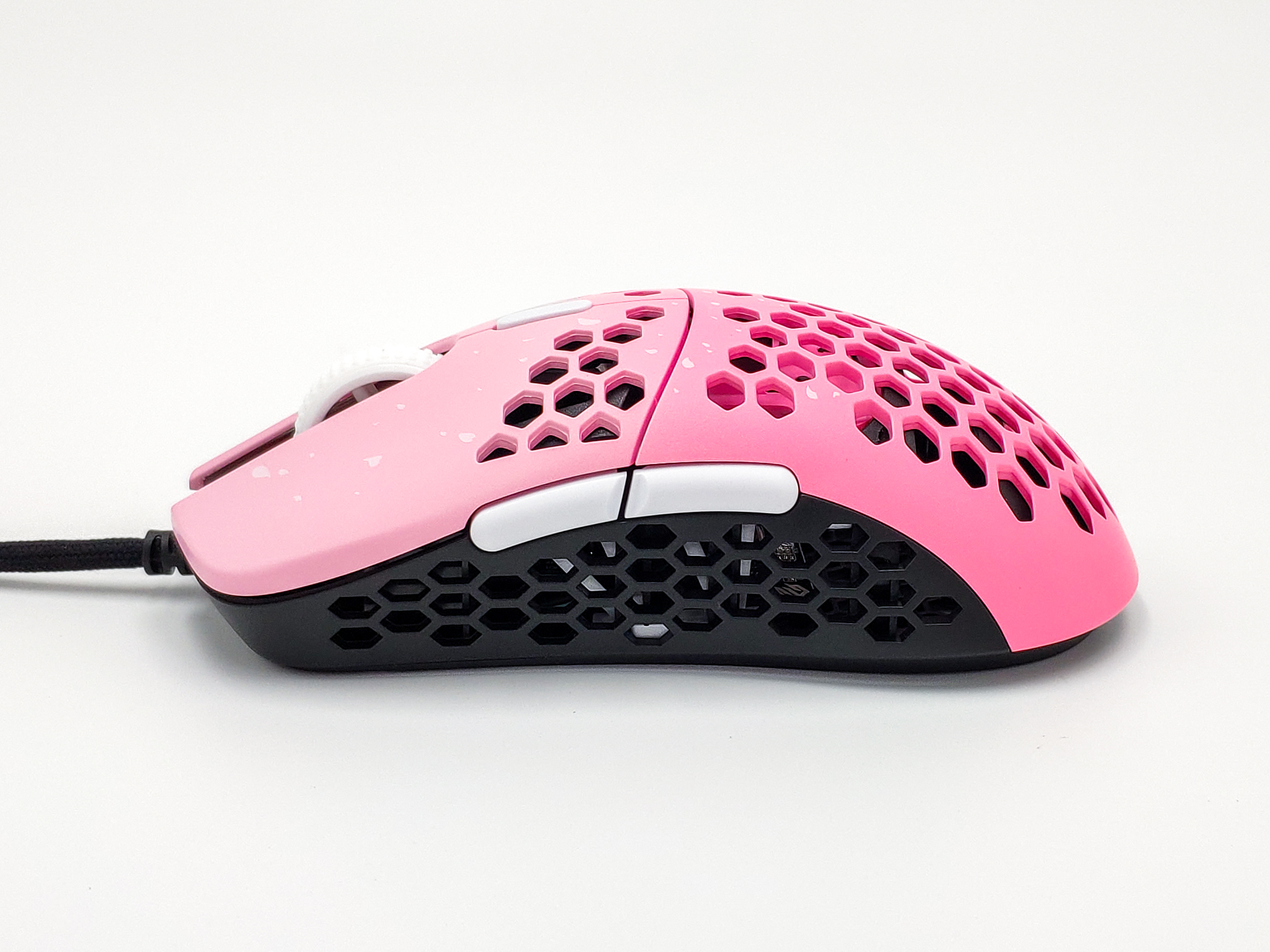 Pink 3360 Performance Sensor G-Wolves Hati S HTS Sakura Limited Edition 49g Ultra Lightweight Honeycomb Design Wired Gaming Mouse up to 16000 DPI 