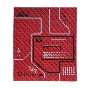 BTL custom red Larger Square Mouse Grip Tape – DIY