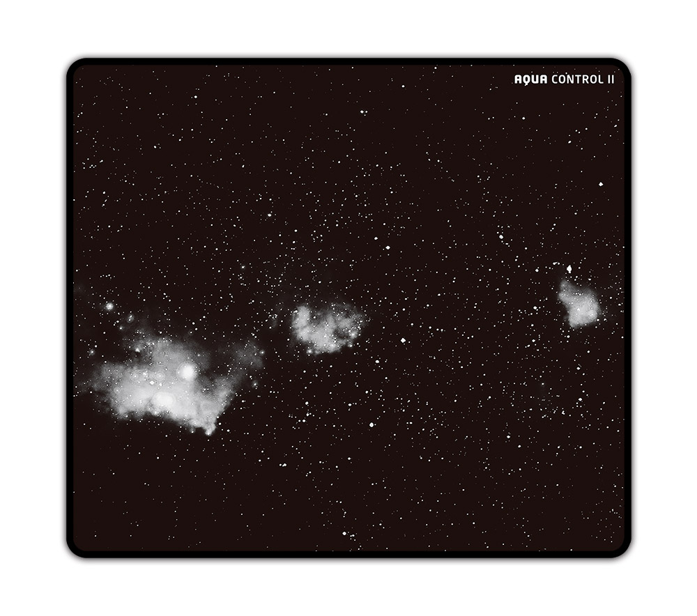 Aqua Control II Black Galaxy Gaming Mouse Pads – X-raypad