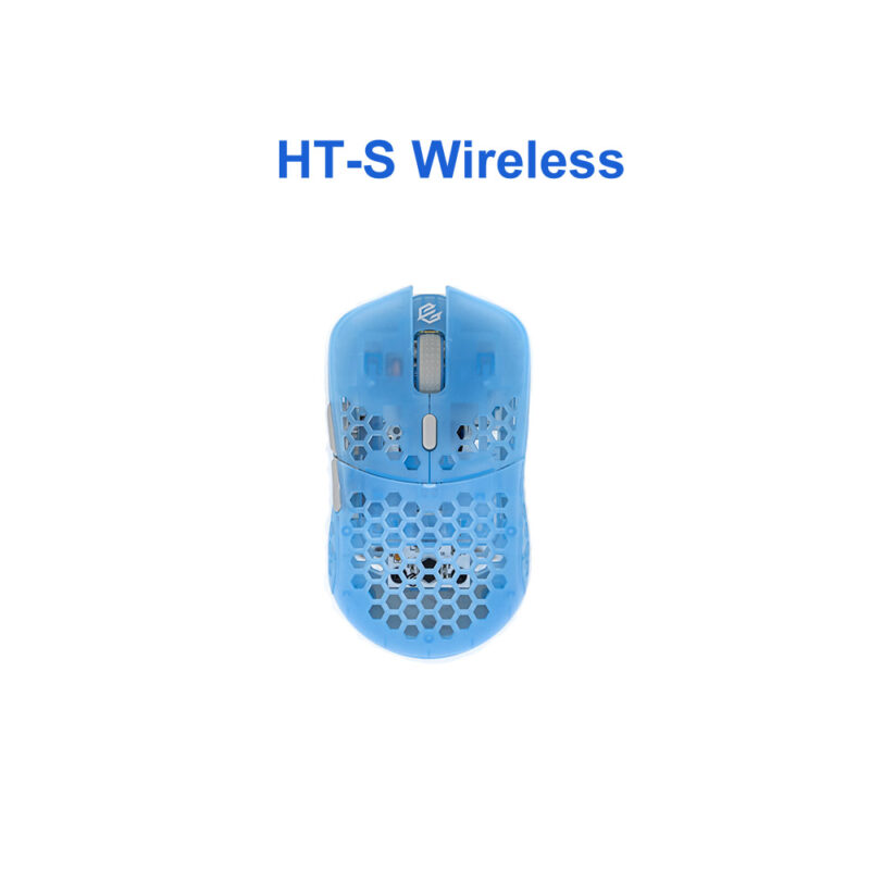 G-Wolves Transparent blue HT-S wireless Gaming mouse