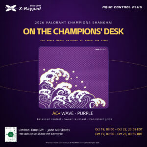 X-Raypad Aqua Control Plus Gaming Mouse Pads - Wave Series