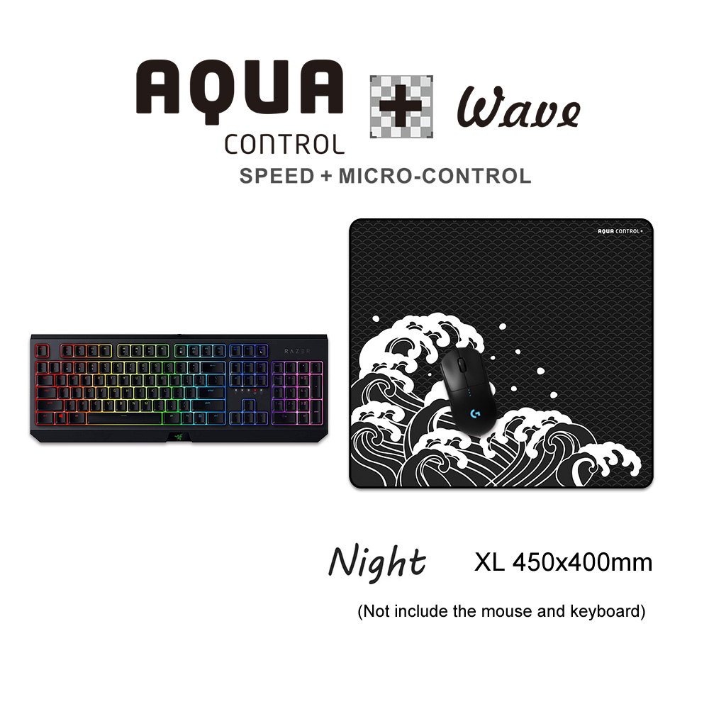 Aqua Control Plus White Fly Gaming Mouse Pads – X-raypad