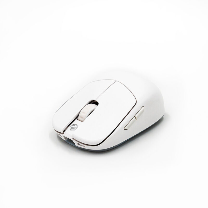 White HSK plus Wireless mouse front view