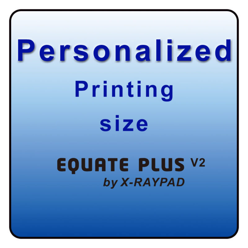 Custom EQ plus V2 gaming mouse pad with personalsized printing and size