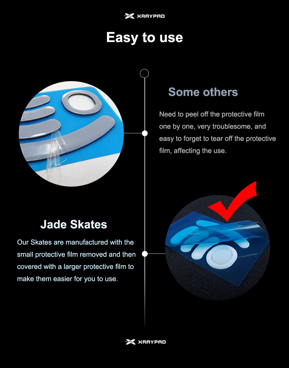 Xraypad Jade Speed Mouse Skates For G Pro X Superlight 2 – X-raypad