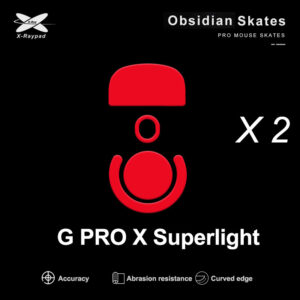 Obsidian mouse skates for G Pro X Superlight