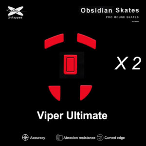 Obsidian mouse skates for Viper-ultimate