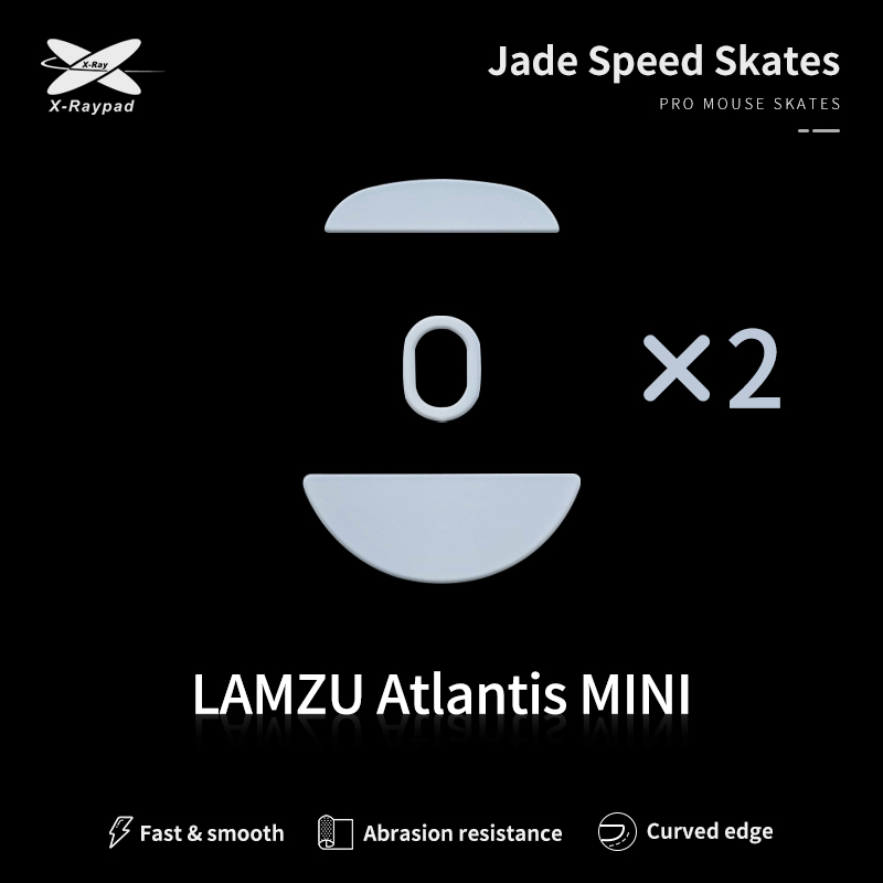 Jade mouse skates for LAMZU Atlantis Mini