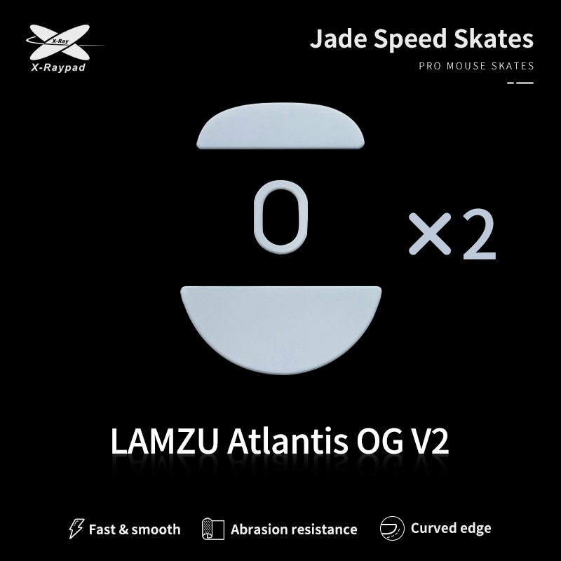 Jade mouse skates for LAMZU Atlantis OG V2