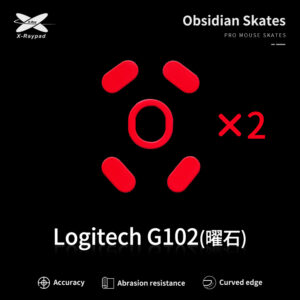Obsidian mouse skates for Logitech G102_GPro_G203