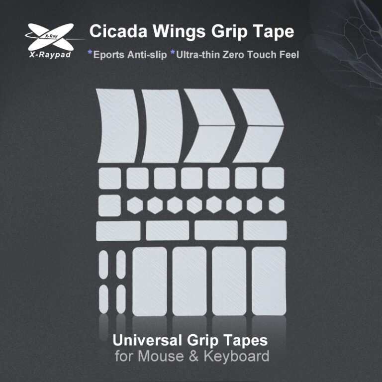 Xraypad Cicada Wings Geom Ultra thin Universal Grip Tape Precut for