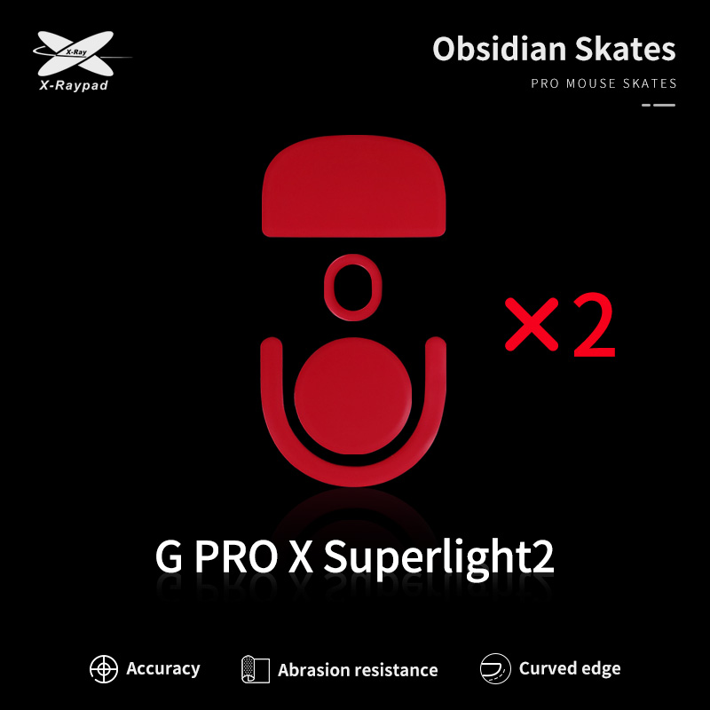 Xraypad Obsidian Skates For G Pro X Superlight 2 – X-raypad