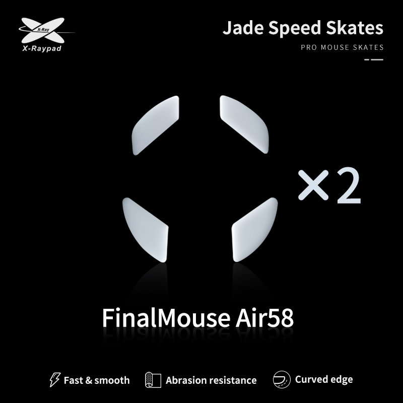 finalmouse air58 ninja Jade skates