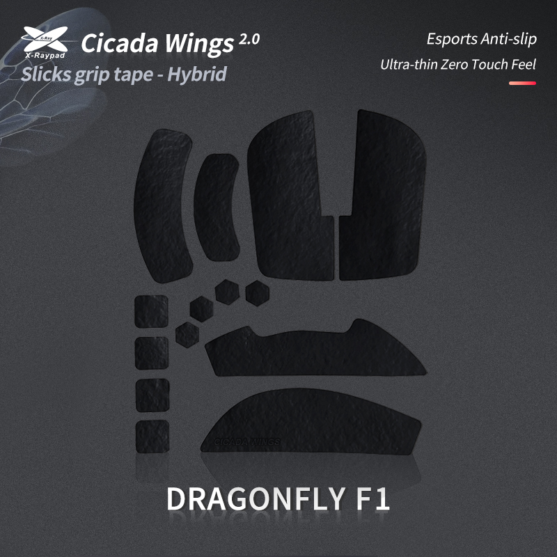 xraypad Slicks Grip Tape VGN Dragonfly F1 black