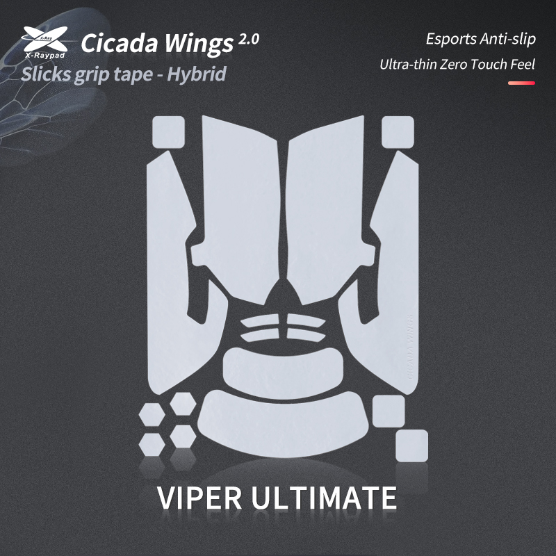 xraypad Slicks Grip Tape Viper Ultimate white