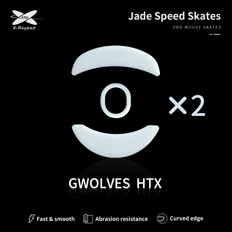 Jade Skates for G-Wolves HTX 4K / HTX ACE – X-raypad