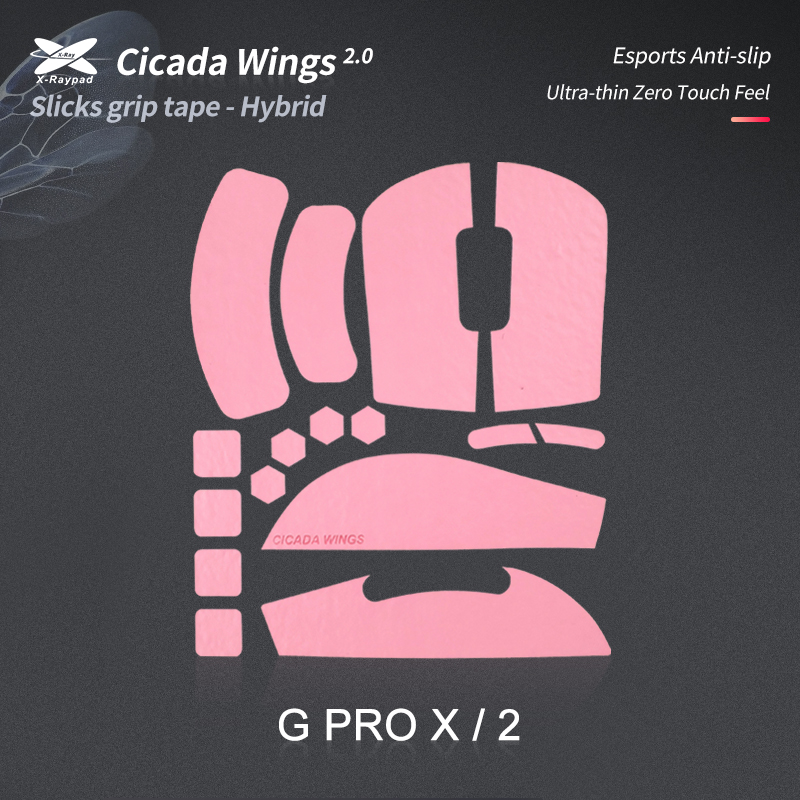 Xraypad Cicada Wings V2 Slicks Grip Tape For G Pro X Superlight, GPX2
