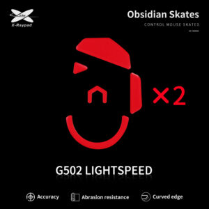 Obsidian mouse skates for Logitech G502 Lightspeed