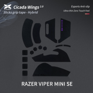 Cicada Wings V2 Slicks Black Grip For Razer Viper Mini SE